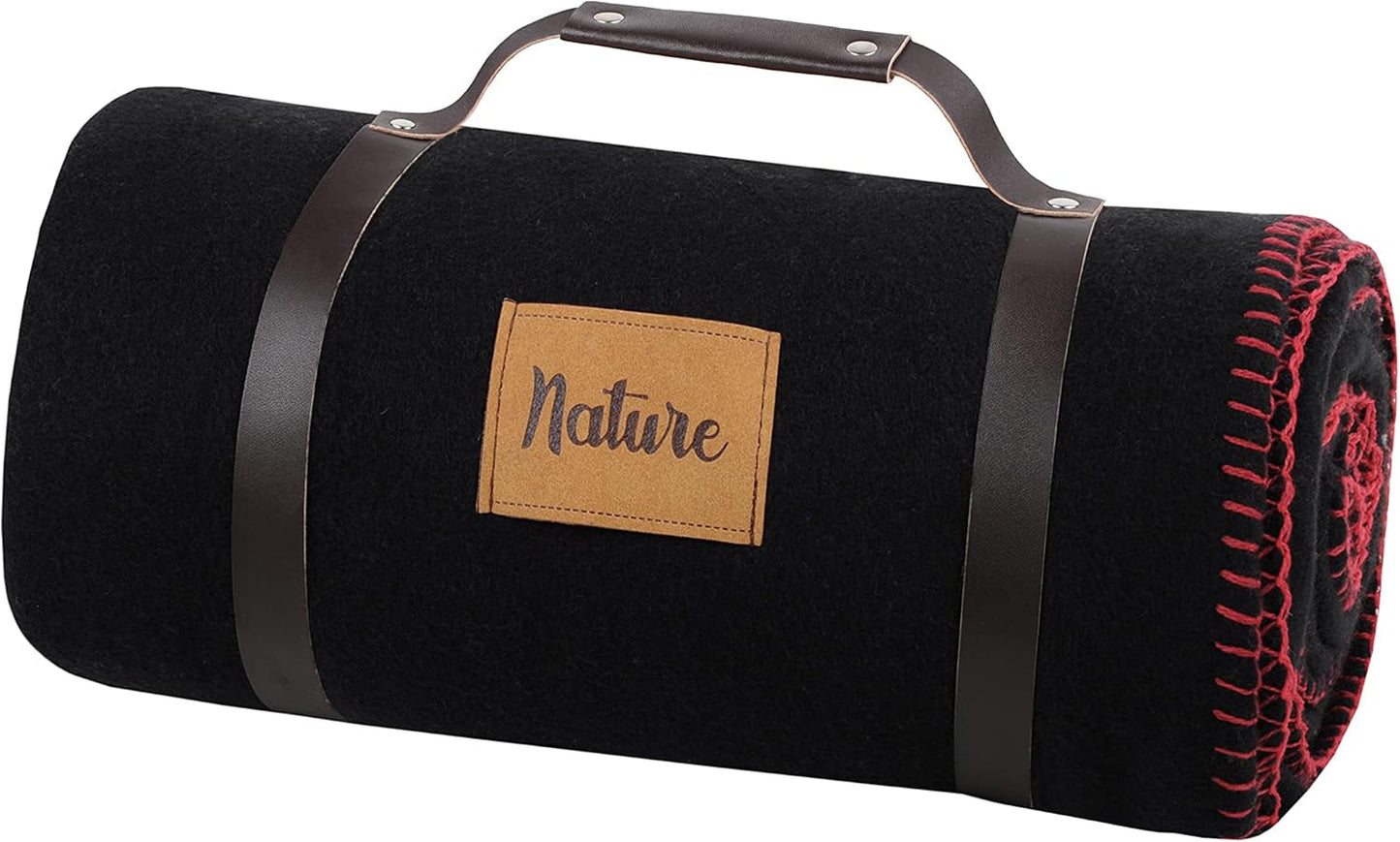 Fleecedecke Dawson – schwarz – Größe 130 x 150 cm – große, weiche und warme Decke für das Sofa oder Schlafzimmer – Bettdecke – ideal für Zuhause und beim Picknick. Decken und Steppdecken Naty Shop Standardtitel