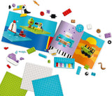 LEGO Classic Kreativset zum Bauen und Spielen – Set mit farbigen Steinen – Baue ein Haus, einen Hund, ein lustiges Auto, eine Klaviertastatur und einen Regenbogen – Bastelset für Jungen und Mädchen ab 5 Jahren. Bausets Besuchen Sie den LEGO-Store