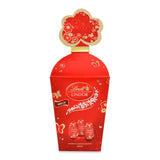 Ostermischung Lindt Schokolade LINDOR | Schachtel 144g | LINDOR-Eier, die auf der Zunge zergehen, in drei Varianten: Milchschokolade, Zartbitterschokolade, Haselnuss | Osterschokolade | Geschenk aus Schokolade | 1 Packung