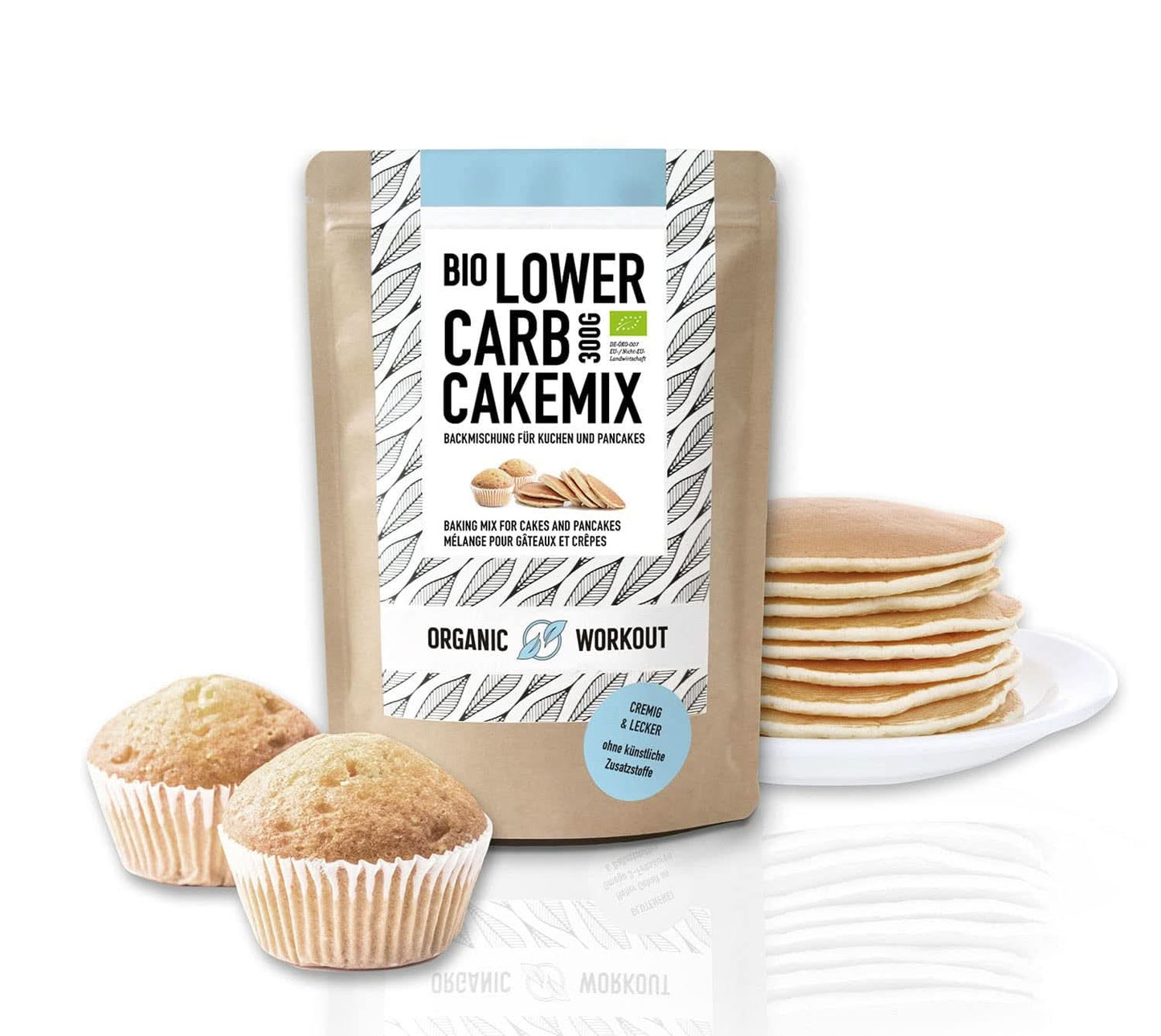 LOWER-CARB-VANILLE-KUCHENMISCHUNG – biologische, glutenfreie Kuchen- oder Pfannkuchenmischung, reich an Protein Naty Shop Kitchen