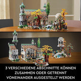 LEGO Icons Der Herr der Ringe: Bruchtal – Sammlungs- und Ausstellungsset für Erwachsene mit 15 einzigartigen Minifiguren, darunter Gandalf, Legolas, Aragorn und Frodo, exklusiv bei Amazon – 10316 Bausets Besuche den LEGO-Store