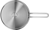 WMF Mini kleine Bratpfanne mit Deckel 18 cm, Cromargan aus poliertem Edelstahl, Induktion Töpfe und Pfannen Naty Shop