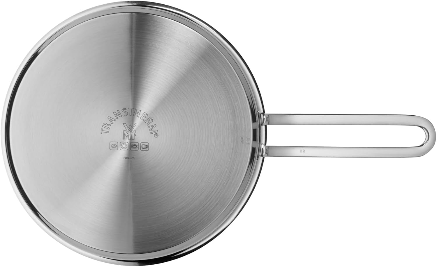 WMF Mini kleine Bratpfanne mit Deckel 18 cm, Cromargan aus poliertem Edelstahl, Induktion Töpfe und Pfannen Naty Shop
