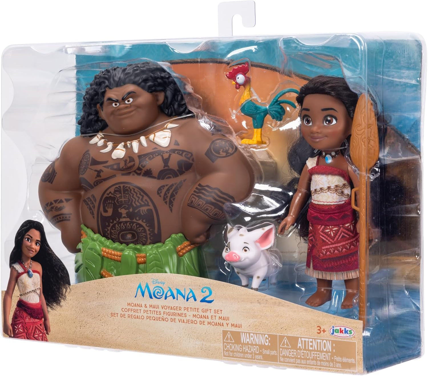 Geschenkset Vaiana 2 Vaiana & Maui 15cm