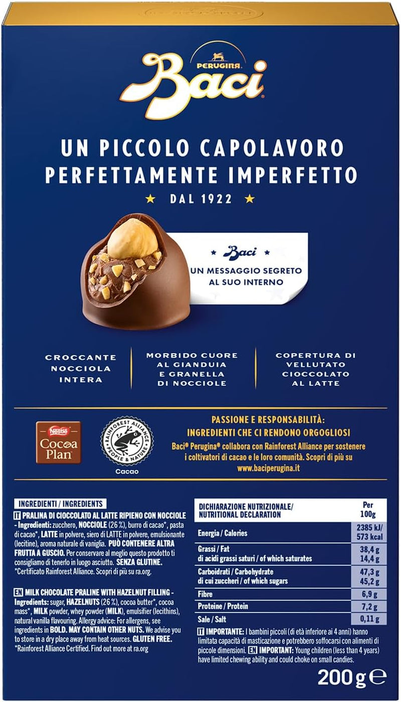 Pralinen mit Vollmilchschokolade und Haselnussfüllung, 200g-Box