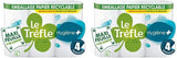 Le Trefoil Hygiene + Toilettenpapier, 6 Rollen, 4 Stärken (2er-Pack)