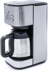 SYBF-CM025 Heißkaffeemaschine, Edelstahl, 1,2 Liter, Edelstahl