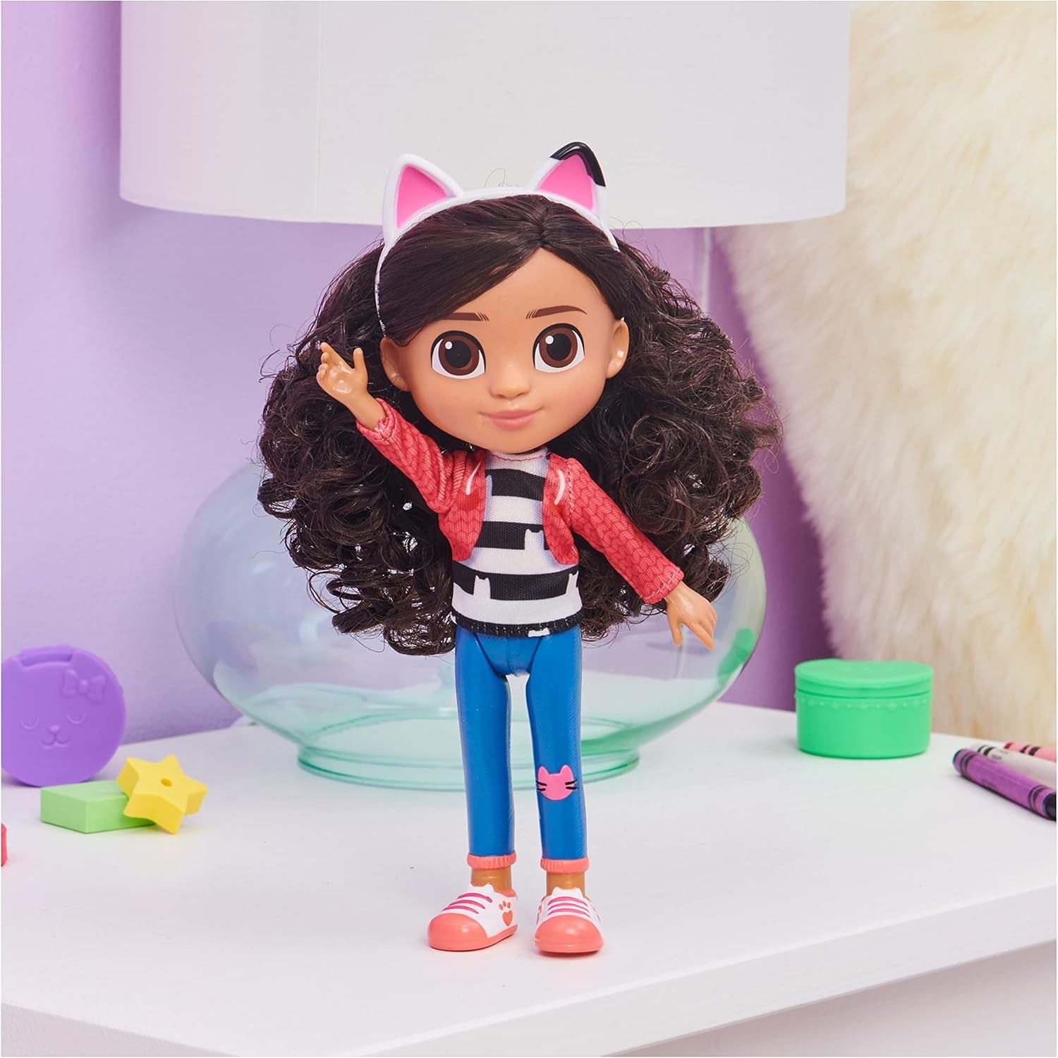 GABBY'S DREAMWORKS PUPPENHAUS – 20 cm große Gabby Girl-Puppe, geeignet für Kinder ab 3 Jahren