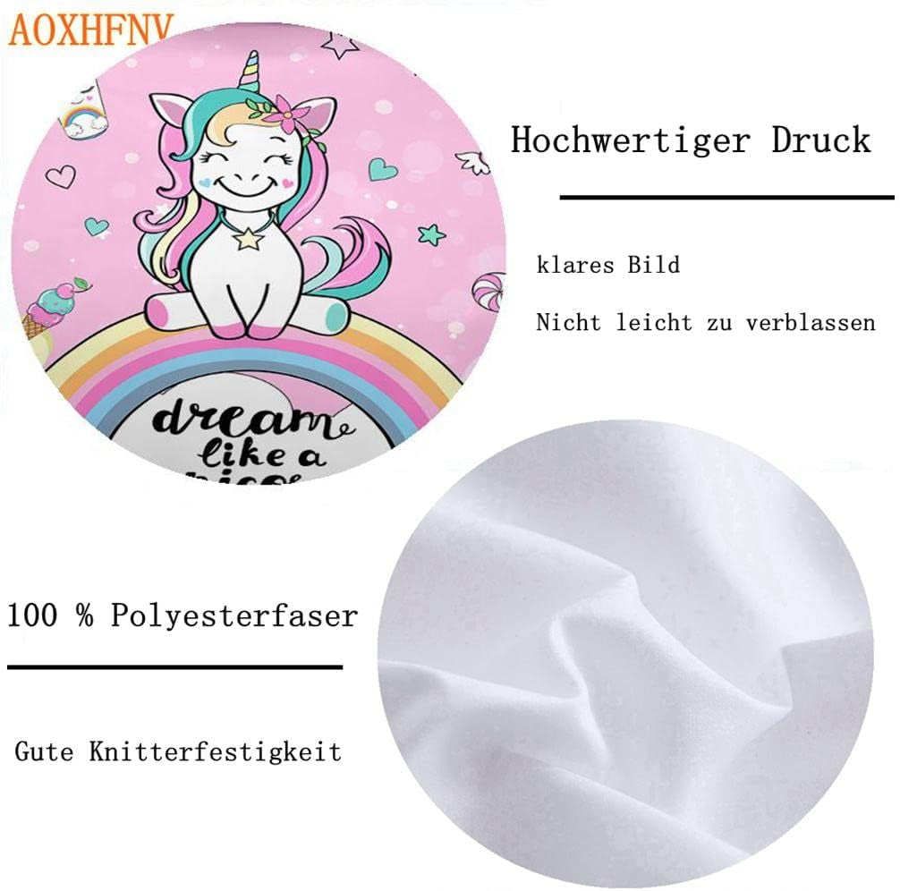 Bettwäsche für Mädchen, Einhorn, 2 Kissenbezüge. Bettwäsche – Kinder Naty Shop