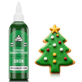 Rote Lebensmittelfarbe 120 ml, hochkonzentrierte und zuckerfreie flüssige Lebensmittelfarbe zum Backen, Kuchen, Makronen, Glasur, Fondant, Kekse, Donuts