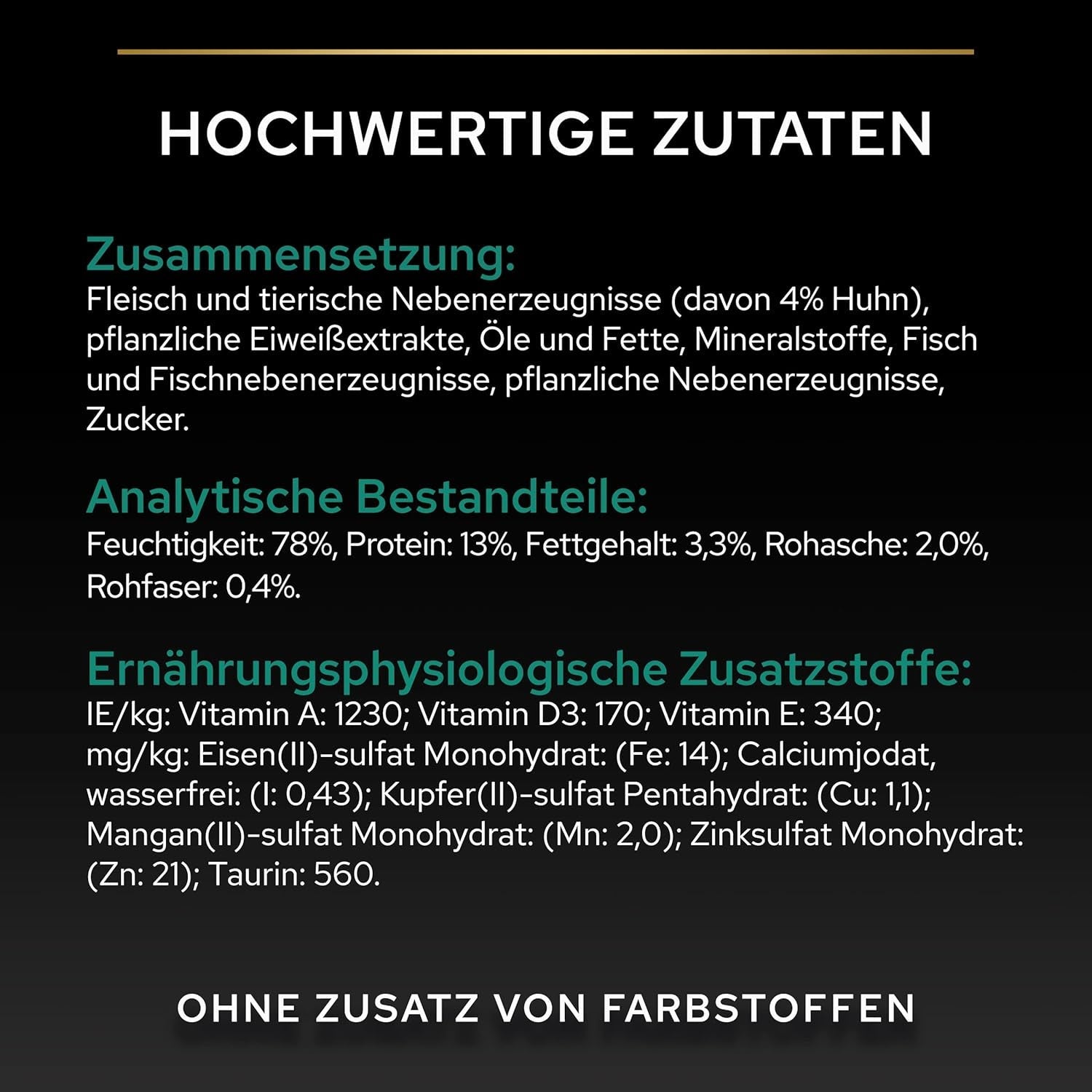 Pro Plan sterilisiertes Nassfutter für ausgewachsene Katzen mit Küken, 26er Packung (26 x 85g)