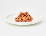 MjAMjAM – Premium-Nassfutter für Katzen – zusammendrückbarer Beutel – Saftiges Huhn mit leckeren Karotten, 12er-Pack (12 x 125 g), getreidefrei mit extra Fleisch