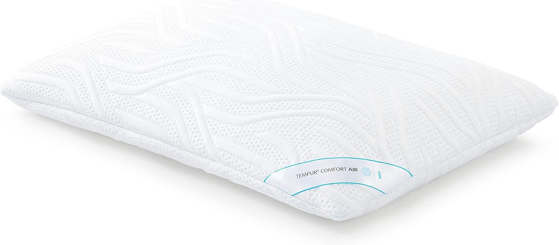 TEMPUR Comfort Air Medium Schlafkissen, Atmungsaktives Kissen für jede Schlafposition, OEKO-TEX MADE in GRÜN, mittlere Festigkeit, 40 x 80 cm Naty Shop Standardkissen Soft