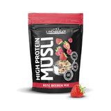 Layenberger 3K High Protein Müsli, 50% Eiweiß und 18% Kohlenhydrate - Einzelpackung (1X 390 G) - Schoko-Nuss Cereale Naty Shop 360 G (1Er Pack) Rote Beeren Mix