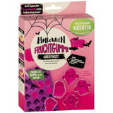 HEITMANN KREATIV – Kreatives Halloween-Fruchtkaugummi-Set – Pulverfarben auf Pflanzenbasis – Rosa – DIY-Fruchtkaugummis in Geisterform mit Himbeergeschmack