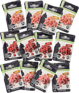Dehner Premium Katzenfutter Sensitive Multipack, Nassfutter, für ernährungsempfindliche Katzen, je 4 x Huhn / Rind / Pute, 12 x 100 g Beutel (1,2 kg)