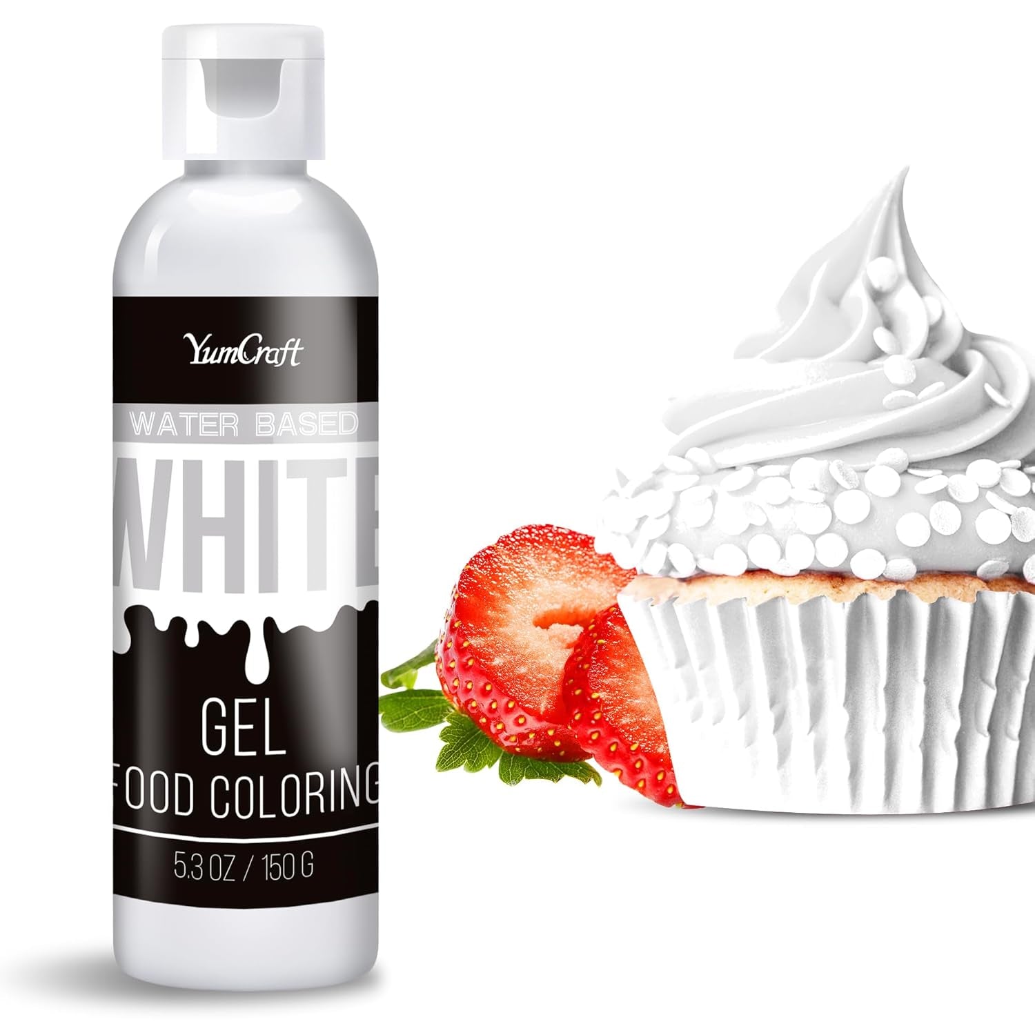 Gel-Lebensmittelfarbe – hochkonzentrierte Gel-Lebensmittelfarbe für Kuchen, Backen, Ostereier, Getränke – zuckerfreie Lebensmittelfarbe für Fondant, Zuckerguss, Schleim, Kuchendekoration (roter Samt, 150 g)