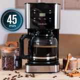 Espresso mit Filter Cecotec Coffee 66 Drop and Touch, Leistung 950 W, 1,5 l, 12 Tassen, Touchscreen, Glaskaraffe, 24-Stunden-Timer, 6 Schalter, wiederverwendbarer Netzfilter