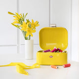 Wesco 235 001 Mini Grandy Brotkorb 17 x 18 x 12 cm (L/B/H) rosa, Edelstahl Frischhalteboxen Naty Shop