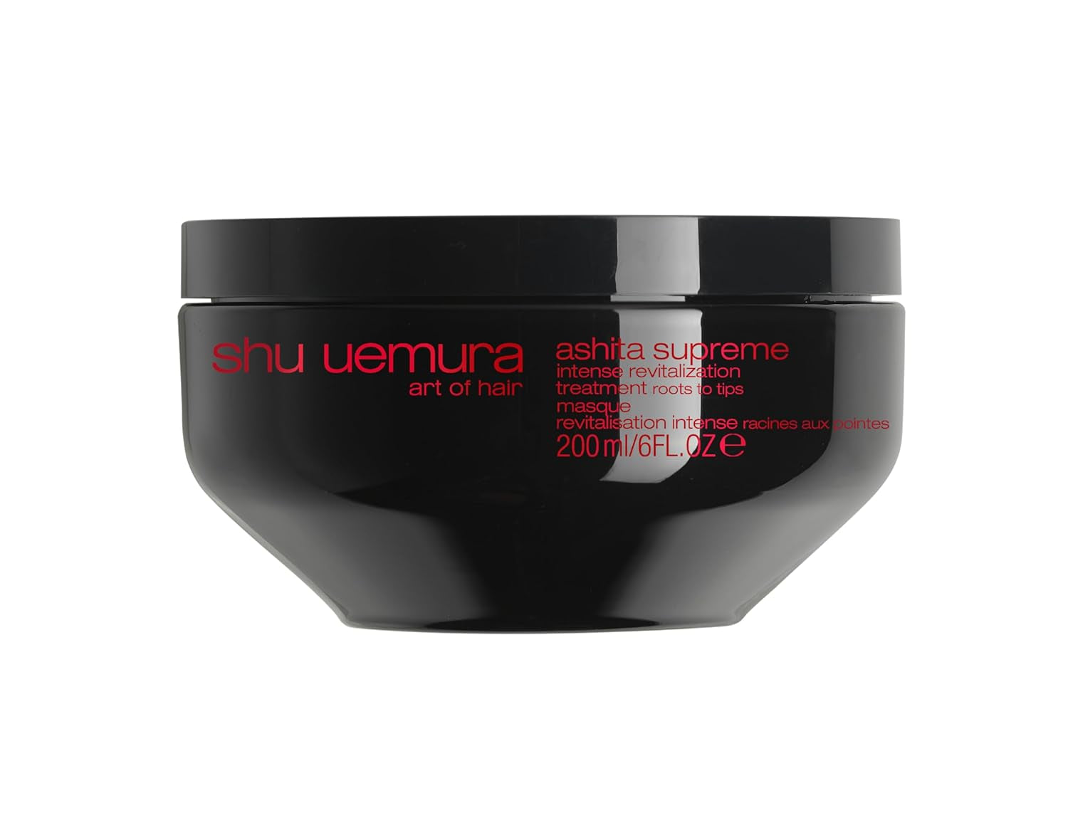 Shu Uemura, Ashita Supreme, Intensiv revitalisierende Haarmaske, Für alle Haartypen, Mit Ashitaba-Extrakt, Für mehr Glanz und Geschmeidigkeit, Anti-Spliss, 200 ml Naty Shop Haarmaske 200 ml (1 Packung) Citric
