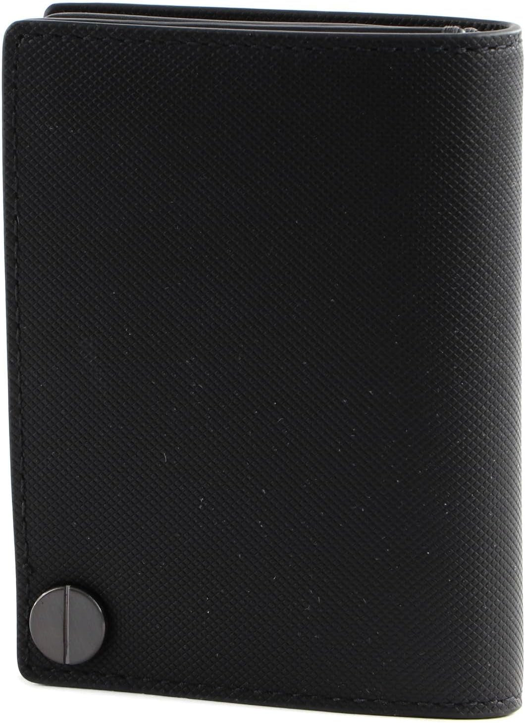 Calvin Klein CK CLEAN PQ COVERED CARDHOLDER Geldbörse für Herren, schwarz (Ck Black), OS Wallet Men Naty Shop