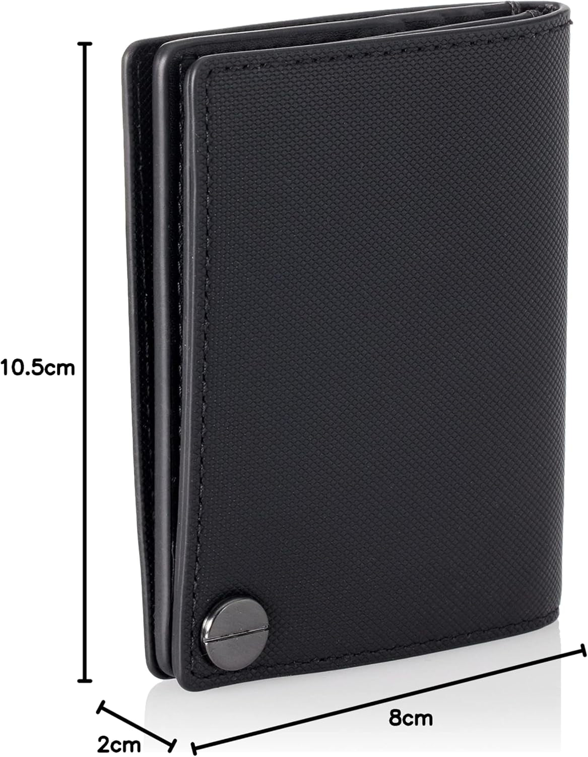 Calvin Klein CK CLEAN PQ COVERED CARDHOLDER Geldbörse für Herren, schwarz (Ck Black), OS Wallet Men Naty Shop