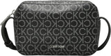 Calvin Klein Damen Umhängetasche Ck Must Camera Bag Mono Klein, Schwarz (Black Mono), Natur Größe Taschen Damen Naty Shop Standardtitel