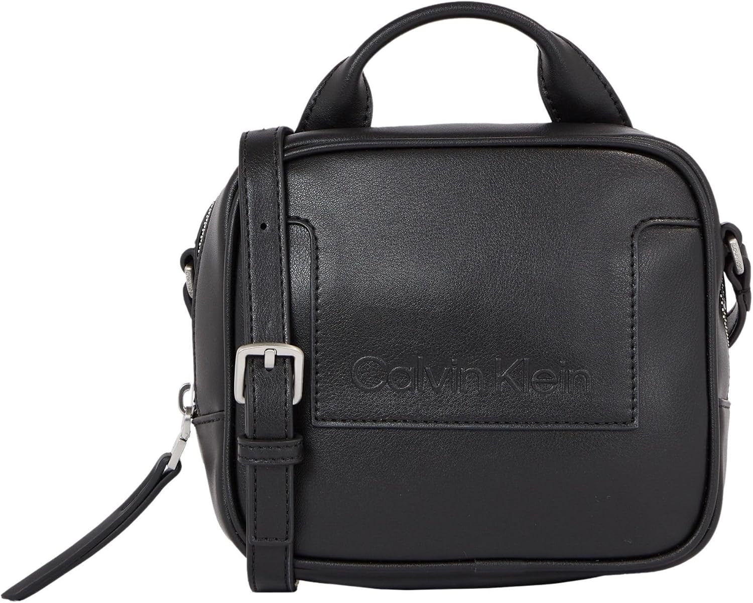 Calvin Klein Damen Ck Set Kameratasche K60k611073 Crossovers Damentaschen Naty Shop Schwarz (Ck Black)