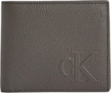 Calvin Klein Men's Sculpted Impression Billfod Cc Lv04g1022g Travel Accessories Bi-Fold Wallet Herrenbrieftasche Naty Shop Grey (Beluga) Os