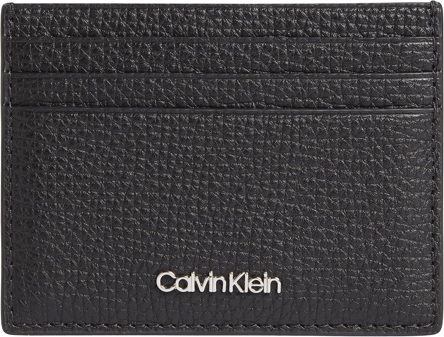 Calvin Klein MINIMALISM CARDHOLDER 6CC Herren-Geldbörse, Schwarz (Ck Black), OS Herren-Geldbörse Naty Shop Default Title