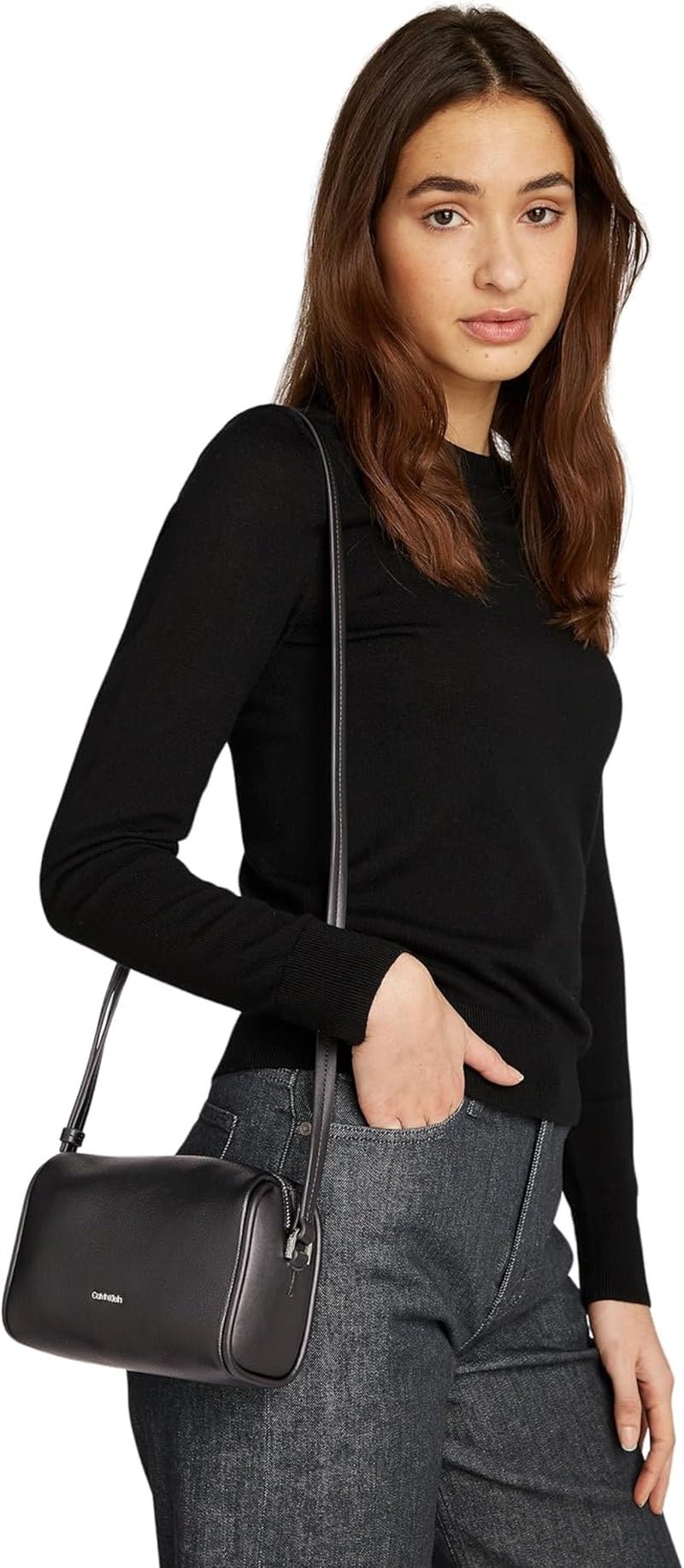 Calvin Klein Damen Umhängetasche Refine Kameratasche Klein Taschen Damen Naty Shop