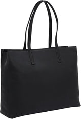 Calvin Klein Damen Shopper Must Medium mit Reißverschluss, Schwarz (Ck Black), Einheitsgröße Damentaschen Naty Shop