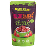 Gefriergetrocknete Erdbeeren 300 g: Scheiben getrockneter ungesüßter Erdbeeren – Gefriergetrocknete Erdbeeren mit reiner Frucht, voller Geschmack: gefriergetrocknete Beeren – Trockenfrüchte NUTRIPUR Dehydrierte Produkte Naty Shop 300 g (1 Packung) Erdbeeren