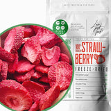 Gefriergetrocknete Erdbeeren | Gefriergetrocknete Früchte Gefriergetrocknet | Trockenfrüchte ohne Zucker Trockenfrüchte | Getrocknete Erdbeeren gefriergetrocknet | Gefriergetrocknete Früchte (90 g) Dehydrierte Produkte Naty Shop 90 g
