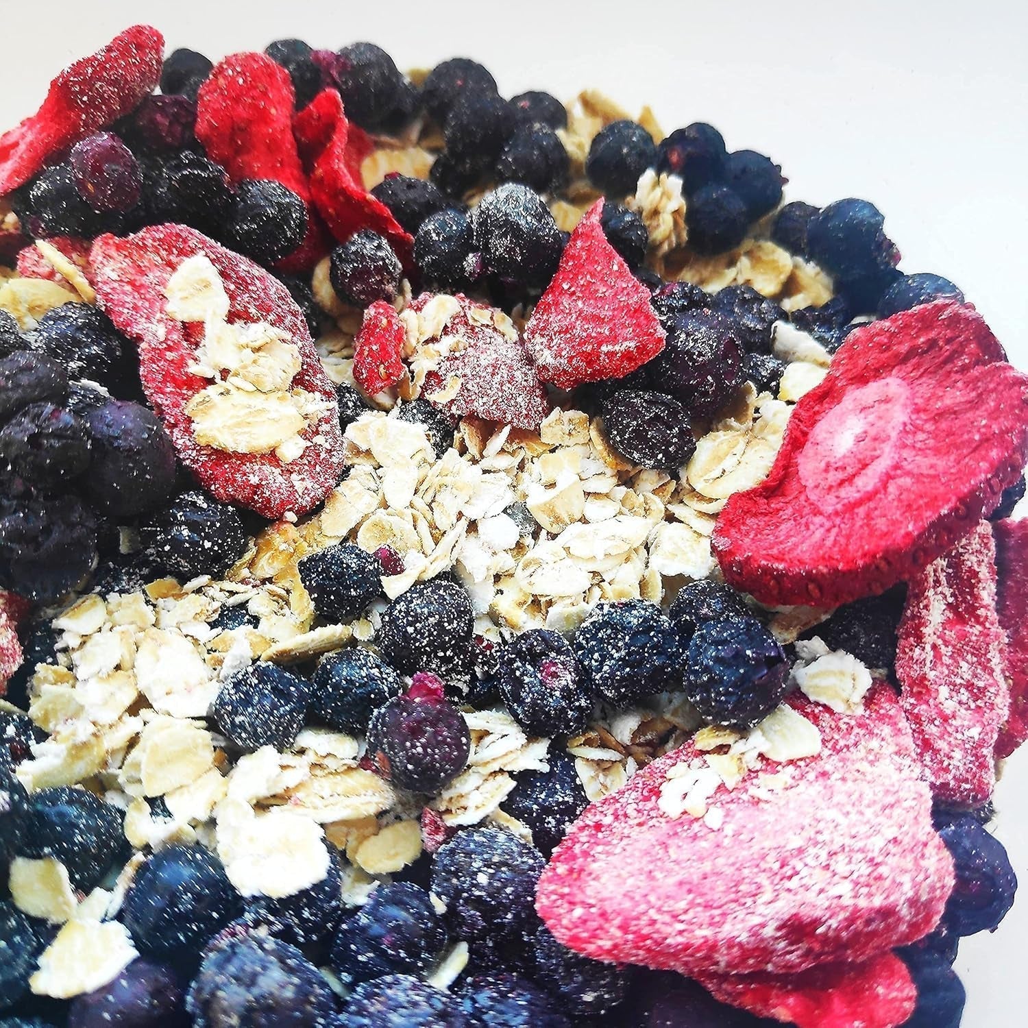 Gefriergetrocknete Erdbeeren | Gefriergetrocknete Früchte Gefriergetrocknet | Trockenfrüchte ohne Zucker Trockenfrüchte | Getrocknete Erdbeeren gefriergetrocknet | Gefriergetrocknete Früchte (90g) Dehydrierte Produkte Naty Shop