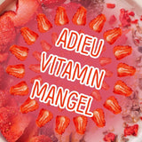Bio-Gefriergetrocknete Erdbeeren: 70 g getrocknete Erdbeeren für Smoothie-Bowls, Müsli, Porridge-Toppings – gefriergetrocknete Beeren ohne Zuckerzusatz – gefriergetrocknete Erdbeeren – NutriPur-Früchte. Dehydrierte Produkte Naty Shop