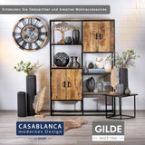 Casablanca Skulptur - Paar Dekofigur - Polyresin - Farbe: Antiksilber Höhe 25 cm Statuetten und Skulpturen Naty Shop