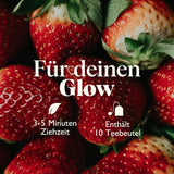 Twinings GLOW Aloe Vera & Brennnessel-Grüntee mit Biotin – Kräuterteemischung für natürliche Haut- und Haarpflege, 12er-Pack (je 10 Beutel)