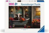 Ravensburger Puzzle 12000782 – Kuh in der Wanne – 1000 Teile Puzzle für Erwachsene und Kinder ab 14 Jahren, Puzzle Naty Shop Standardtitel