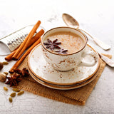 Indiens Masala Chai loser Blatttee | 50 Tassen, Mischung aus schwarzem Tee, Zimt, Kardamom, schwarzem Pfeffer | Gewürzter Masala-Tee | Chai Latte Suited 3,53 oz/ 100 g Beutel