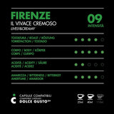 Nescafè Dolce Gusto, 96 Kaffeekapseln mit dem Nescafè-Dolce-Gusto-System kombinierbar - Il Caffè Italiano - Mischung Firenze, Intensität 9