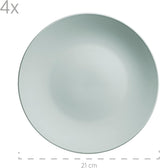 MÄSER Pastel Selection, Modernes Geschirr-Set für 4 Personen, 16-teiliges Kombiservice aus Keramik, Steinzeug, Türkis-Grün