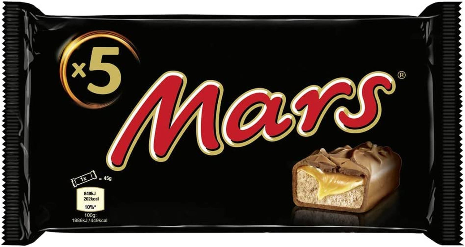 Schokoriegel Karamellschokolade 1er Pack 5 Riegel (1 x 225g) (4er Pack)