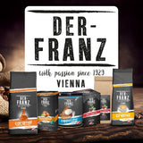 DER-FRANZ Kaffee Crema, Intensität 4/5, 100 % Arabica, ganze Kaffeebohnen, 3 x 500 g