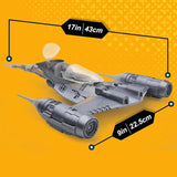 Star Wars Epic Hero Series N-1 Starfighter of the Mandalorian, große Actionfiguren und spannendes Zubehör für spannende Manöver, spannende Geschenk-Actionfiguren Naty Shop