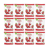 Bio-Fruchtchips „100 % Erdbeere“, gefriergetrocknete Erdbeer-Fruchtchips (12 x 12 g) und neue knusprige Bio-Mais-Karotten-Flips, Bio-Snack, ab 1 Jahr, (9 x 30 g), 270 g