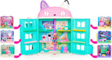 Gabby's Dollhouse Deluxe-Zimmer, Purr-Ific-Spielzimmer, Spielzimmer mit Carlita-Spielzeugauto, 2 Möbelstücken und 2 Überraschungsboxen mit Zubehör, geeignet für Kinder ab 3 Jahren. Naty Shop-Puppenhäuser