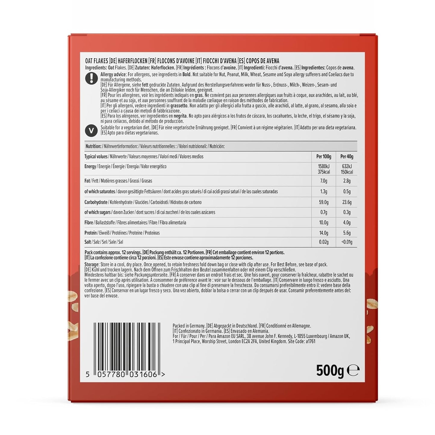 Delicate Oatmeal von Amazon, 500 g