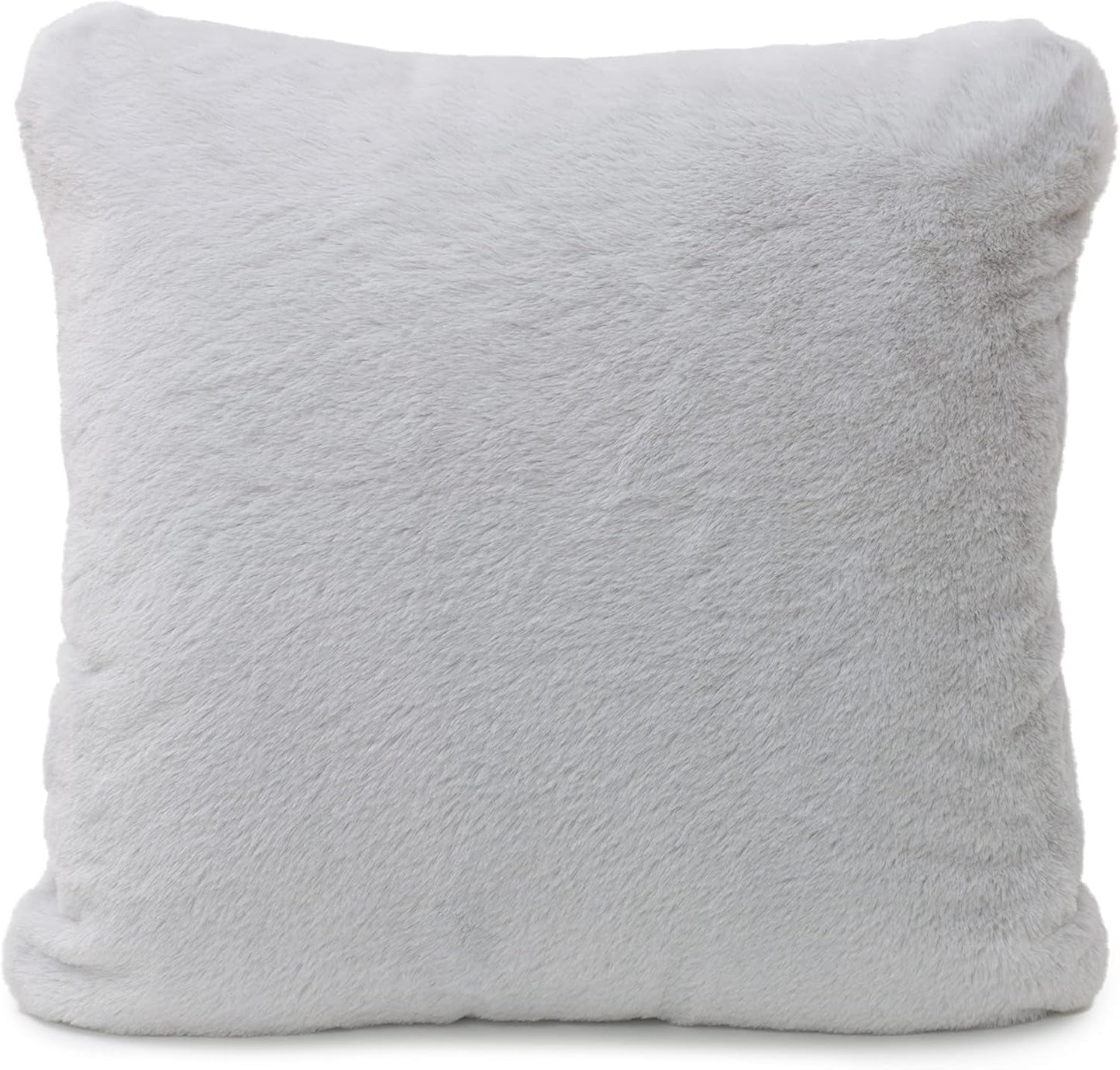 Gözze - Bequemer Kissenbezug, Merino Feeling, 50X50 cm - Dunkelgrüne Betten und Decken Besuche den Gözze-Store silber