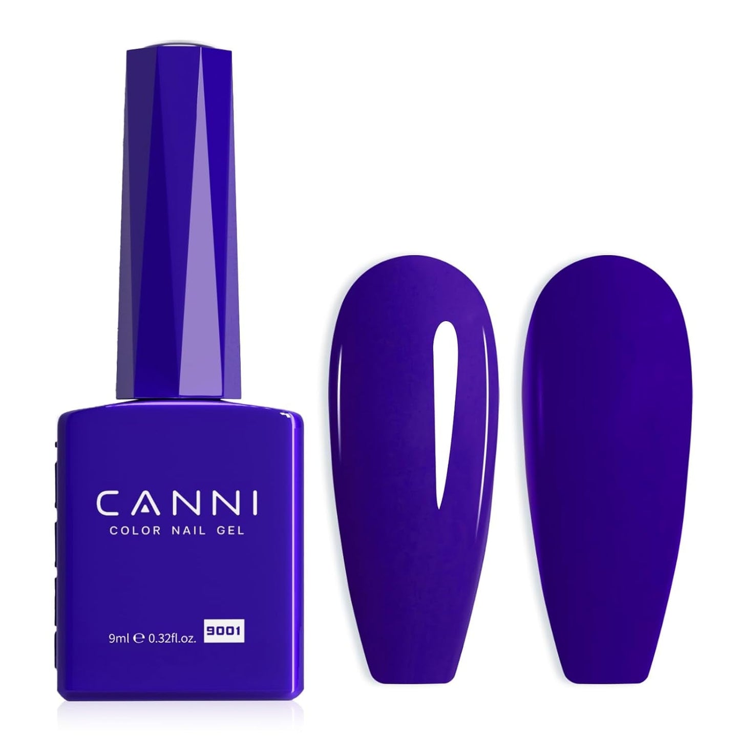 CANNI Gel-Nagellack, semipermanent, dunkelviolett, Nagellack, UV-Gel, Soak Off, Maniküre